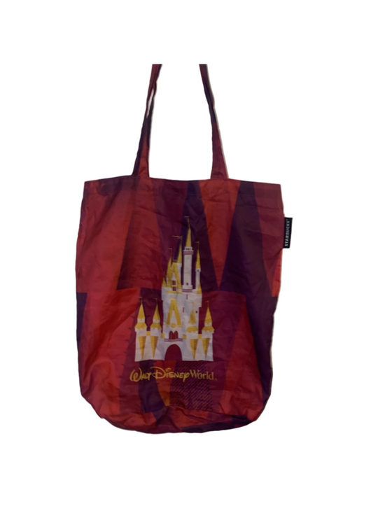 Starbucks Handbags - Women's Starbucks Red Purple Walt Disney World Tote Bag One Size